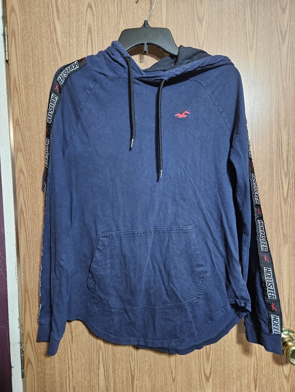 Bundle Of Two Hollister Hooded Tee Blue Navy Blue Size Small! - Picture 6 of 8